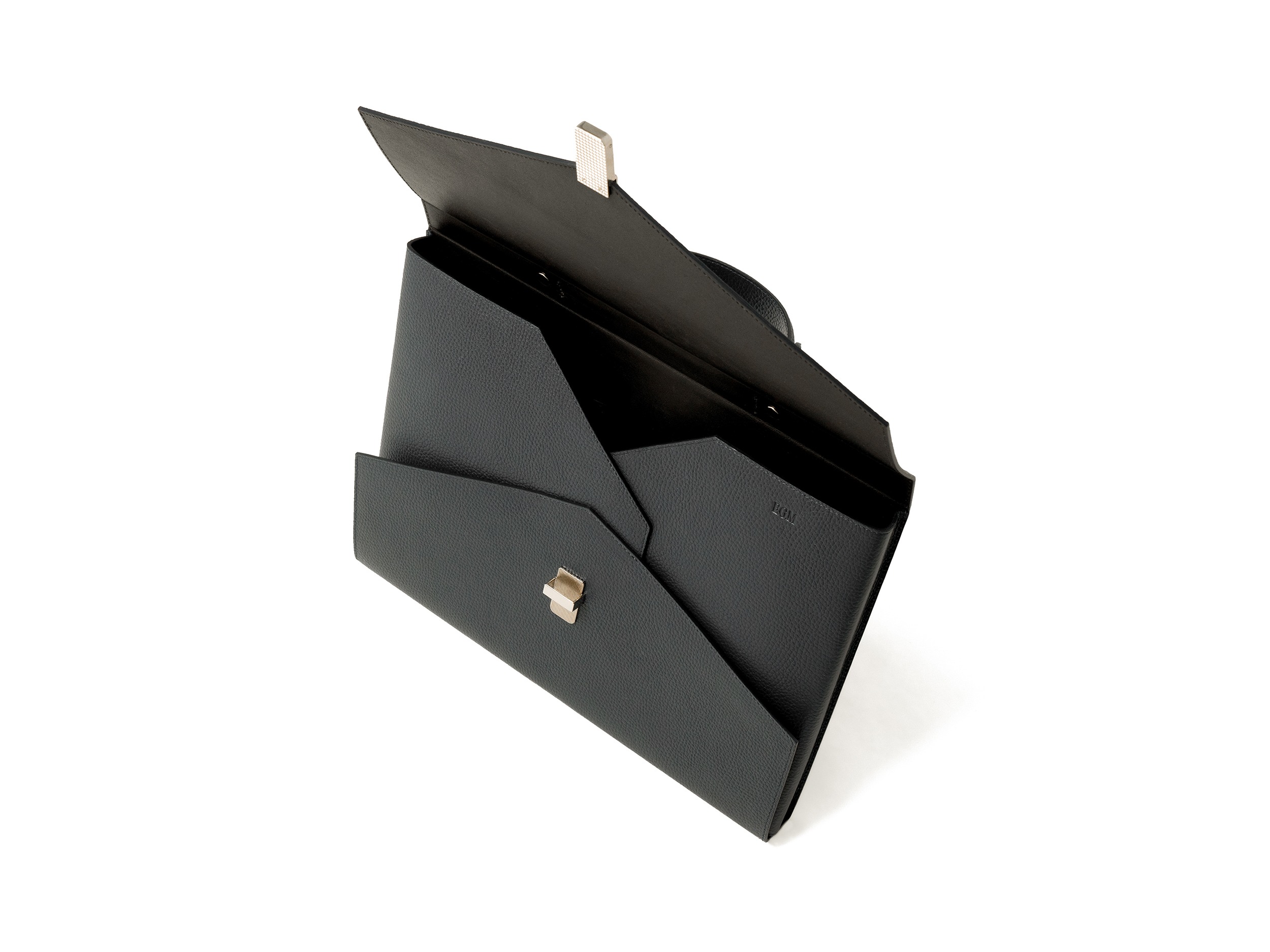 Портфель Kim Папка для документов из натуральной кожи с тиснением Softina модель Kim EGM
