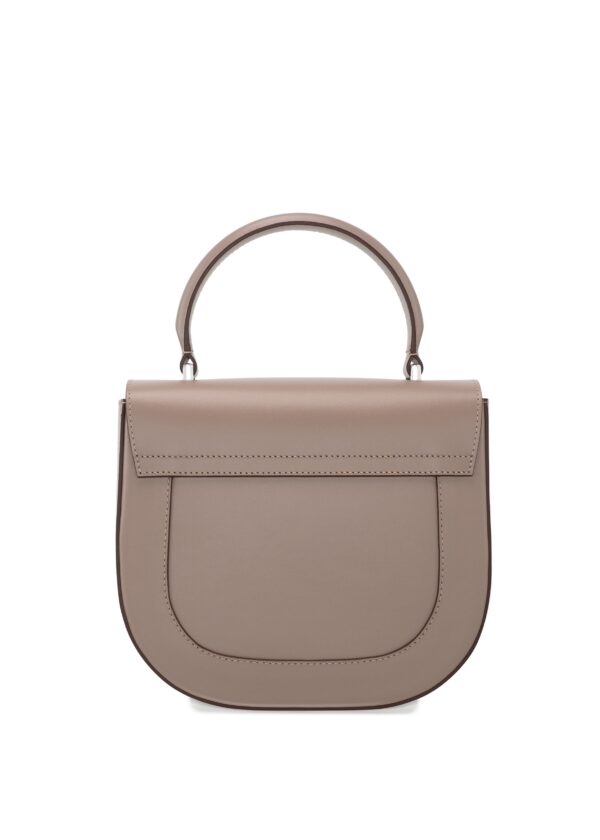 Мини сумка с короткой ручкой сверху из натуральной гладкой кожи Ella
